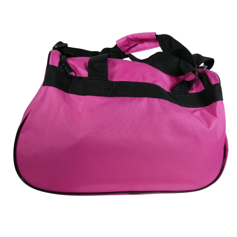 Adidas Power Gym Small Duffle Bag Intense Pink Black‎ Logo Sports Travel